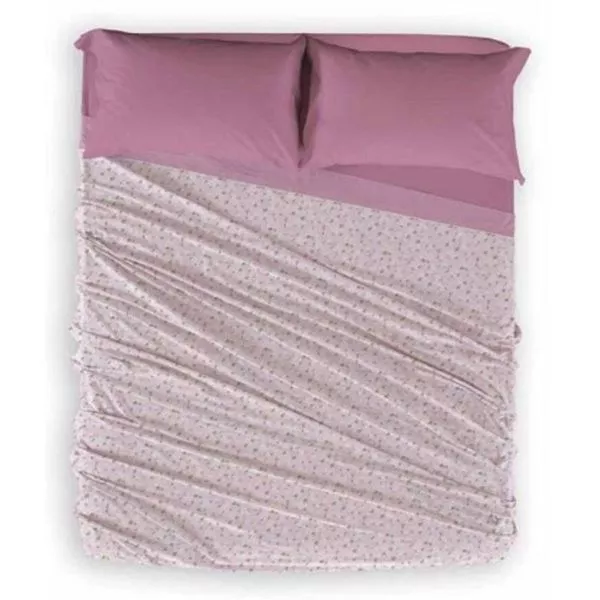 Completo lenzuola matrimoniale in Pile Funity Alaska Zagara Linea Oro